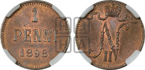 1 пенни 1898 года