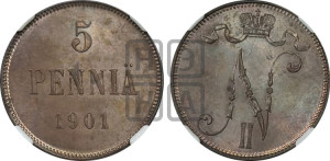 5 пенни 1901 года
