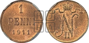 1 пенни 1911 года