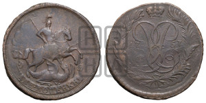 2 копейки 1757 года (гурт сетчатый)