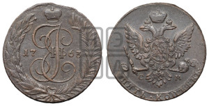 5 копеек 1763 года СМ (СМ, Сестрорецкий монетный двор)