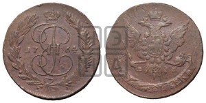 5 копеек 1764 года ММ (ММ, Красный  монетный двор)
