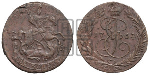 2 копейки 1764 года ЕМ (ЕМ, Екатеринбургский монетный двор)