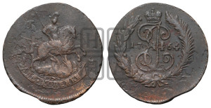 2 копейки 1764 года СПМ (СПМ, Санкт-Петербургский монетный двор)