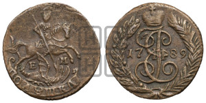 Полушка 1789 года ЕМ (ЕМ, Екатеринбургский монетный двор)