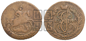 2 копейки 1790 года АМ (АМ, Аннинский монетный двор)