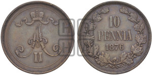10 пенни 1876 года