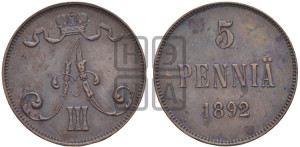 5 пенни 1892 года