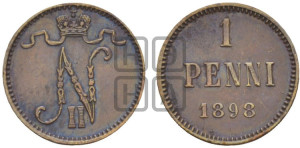 1 пенни 1898 года