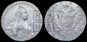 1 рубль 1769 года СПБ/СА ( СПБ, без шарфа на шее)