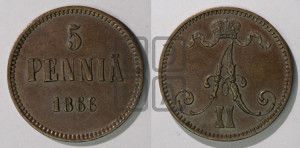 5 пенни 1866 года