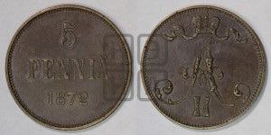 5 пенни 1872 года