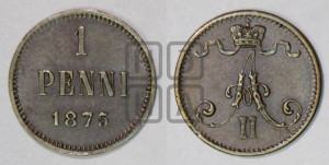 Пенни 1875 года