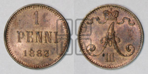 1 пенни 1883 года