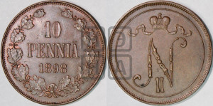 10 пенни 1898 года
