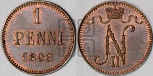 1 пенни 1898 года