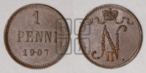1 пенни 1907 года