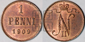 1 пенни 1909 года