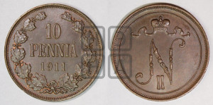 10 пенни 1911 года