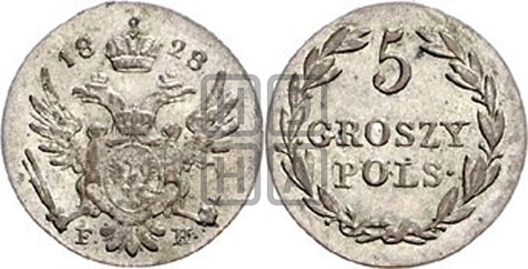 5 грошей 1828 года