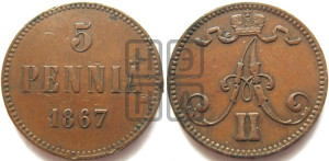 5 пенни 1867 года
