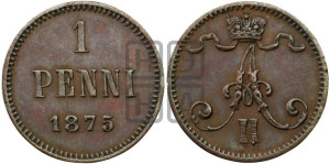 Пенни 1875 года