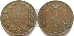 10 пенни 1891 года