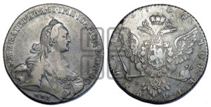 1 рубль 1768 года ММД/EI ( MMД, без шарфа на шее)