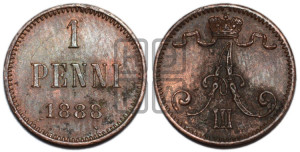 1 пенни 1888 года
