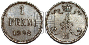 1 пенни 1892 года