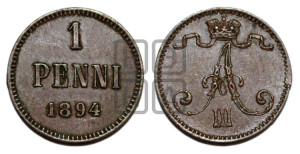 1 пенни 1894 года