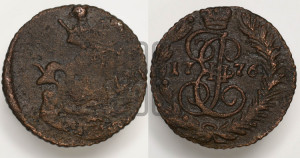 Полушка 1776 года ЕМ (ЕМ, Екатеринбургский монетный двор)