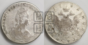 1 рубль 1781 года СПБ/ИЗ (новый тип)