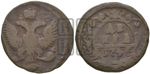 Денга 1745 года (с орлом на аверсе)