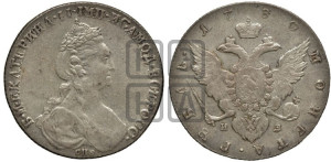 1 рубль 1780 года СПБ/ИЗ (новый тип)