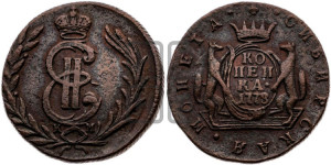 1 копейка 1778 года КМ (для Сибири)