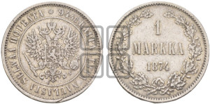 1 марка 1874 года S