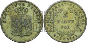 2 злотых 1831 года KG