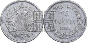 25 пенни 1875 года S