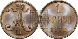 1 пенни 1888 года
