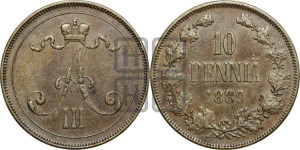 10 пенни 1889 года