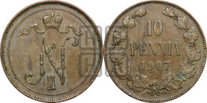 10 пенни 1907 года