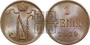 1 пенни 1909 года