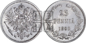 25 пенни 1909 года L