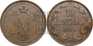 10 пенни 1910 года