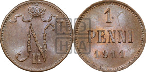 1 пенни 1911 года