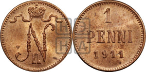 1 пенни 1911 года