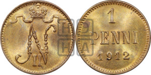 1 пенни 1912 года