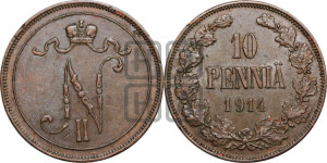 10 пенни 1914 года