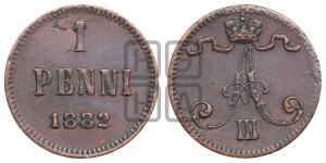 1 пенни 1882 года